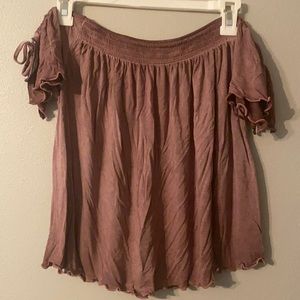 American Eagle off the shoulder top